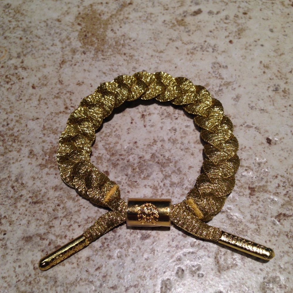 Rastaclat Bracelet Wristband Shoelace Gold Fever